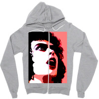 Frank N Furter Andy Warhol  (1) Zipper Hoodie | Artistshot