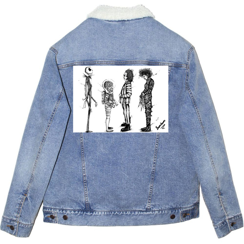 Horror Unisex Sherpa-lined Denim Jacket | Artistshot