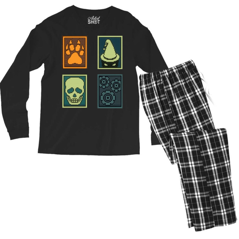 Inscryption Psychological Horror Card Categories G Men's Long Sleeve Pajama Set | Artistshot