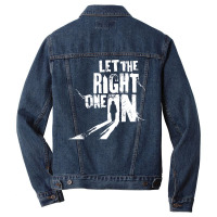 Let The Right One In 1 Men Denim Jacket | Artistshot