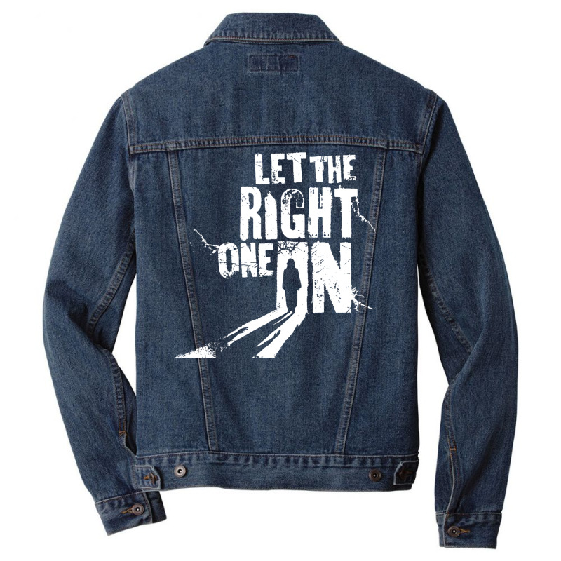 Let The Right One In 1 Men Denim Jacket | Artistshot