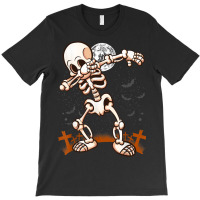 Halloween Shirts For Boys Kids Girl Dabbing Skelet T-shirt | Artistshot