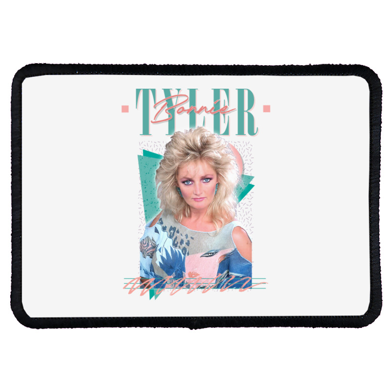 Bonnie Tyler  80s Aesthetic Fan Art Design Rectangle Patch | Artistshot