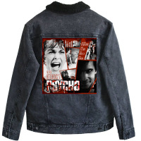 Hitchcock Psycho Movie Unisex Sherpa-lined Denim Jacket | Artistshot