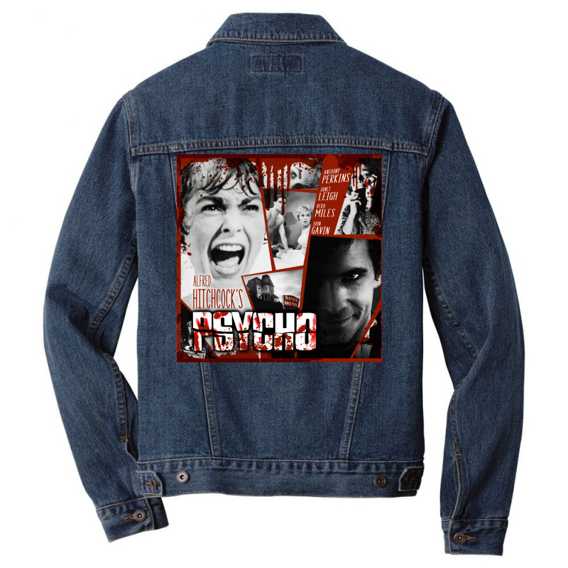 Hitchcock Psycho Movie Men Denim Jacket | Artistshot