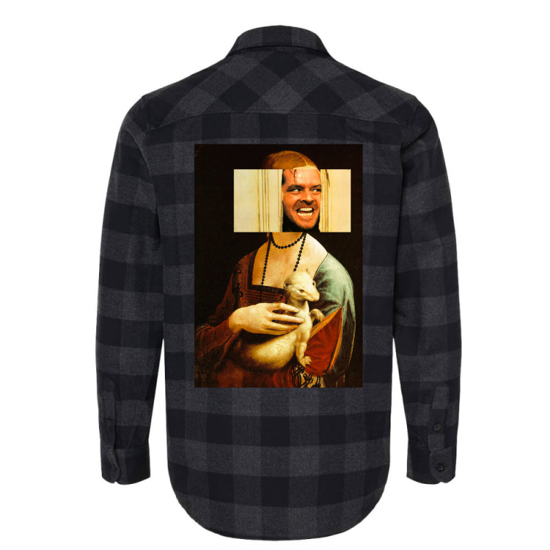 Lady With An Ermine Jack Nicholson Art 2 Flannel Shirt | Artistshot