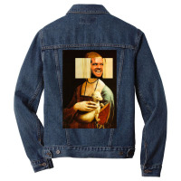 Lady With An Ermine Jack Nicholson Art 2 Men Denim Jacket | Artistshot