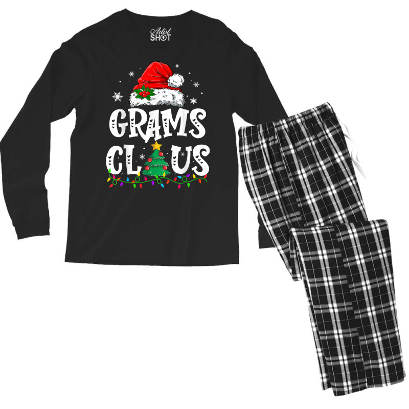 Grams Claus Matching Family Christmas Pajama Santa Men's Long Sleeve Pajama Set | Artistshot