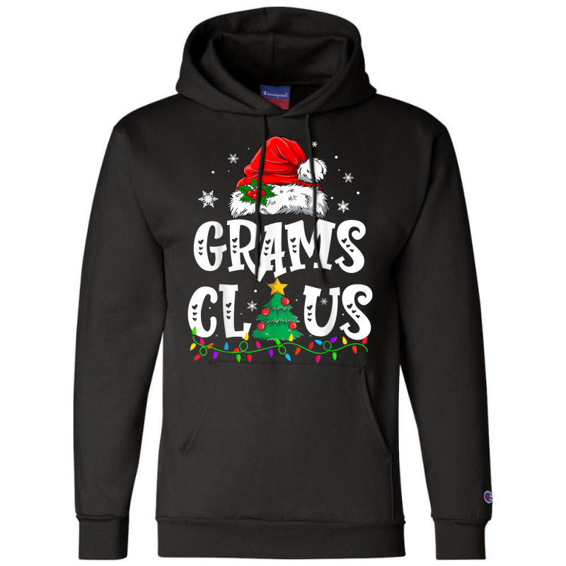 Grams Claus Matching Family Christmas Pajama Santa Champion Hoodie | Artistshot