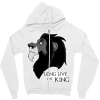 Long Live The King Zipper Hoodie | Artistshot