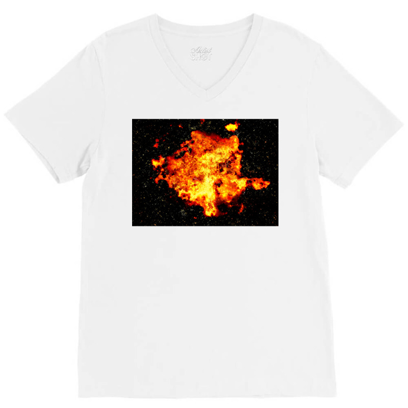 Inferno V-Neck Tee by nanzolveyt | Artistshot