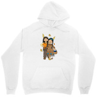 Native Girl And Autumn Leaves Unisex Hoodie | Artistshot