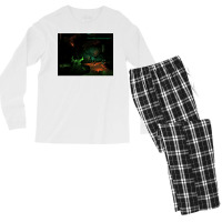 Never Tickle A Sleeping Dragon Men's Long Sleeve Pajama Set | Artistshot