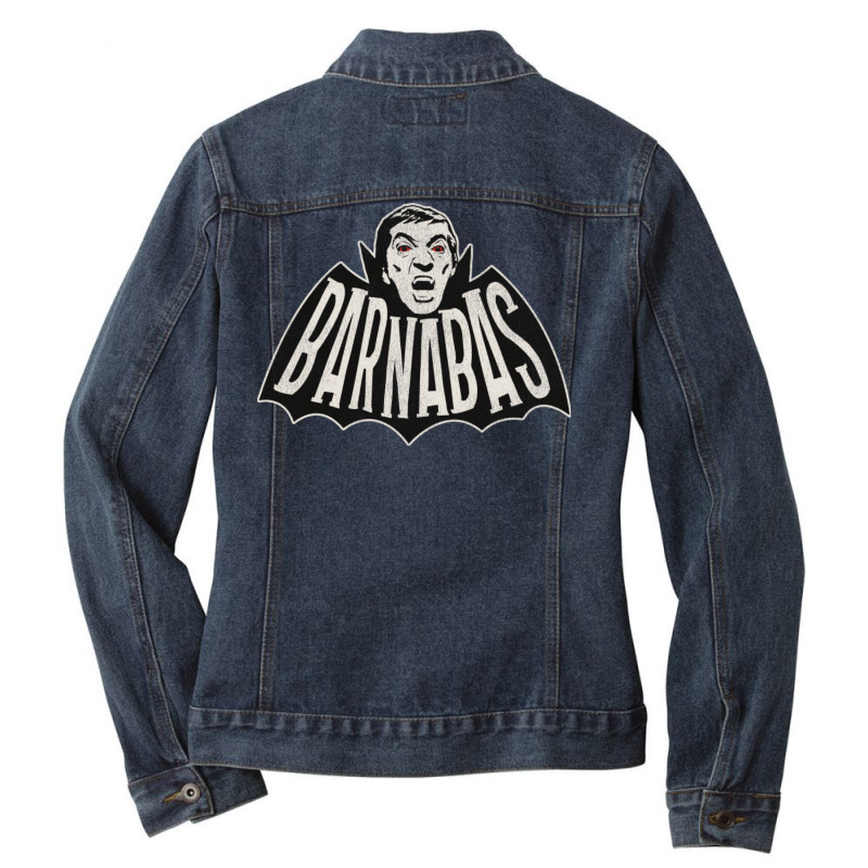 Barnabas Collins Vintage Dracula Vampire Horror Mo Ladies Denim Jacket by xaqaniportv | Artistshot