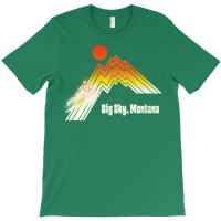 Big Sky Montana 70s80s Retro Souvenir Style Skiing T-shirt | Artistshot