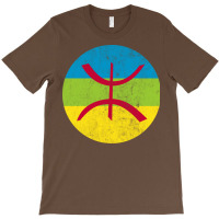 Berber  Imazighen Faded Style Flag Design T-shirt | Artistshot