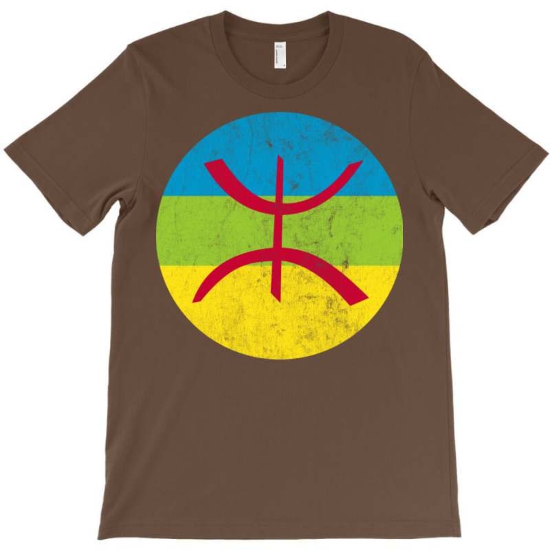 Berber  Imazighen Faded Style Flag Design T-shirt | Artistshot