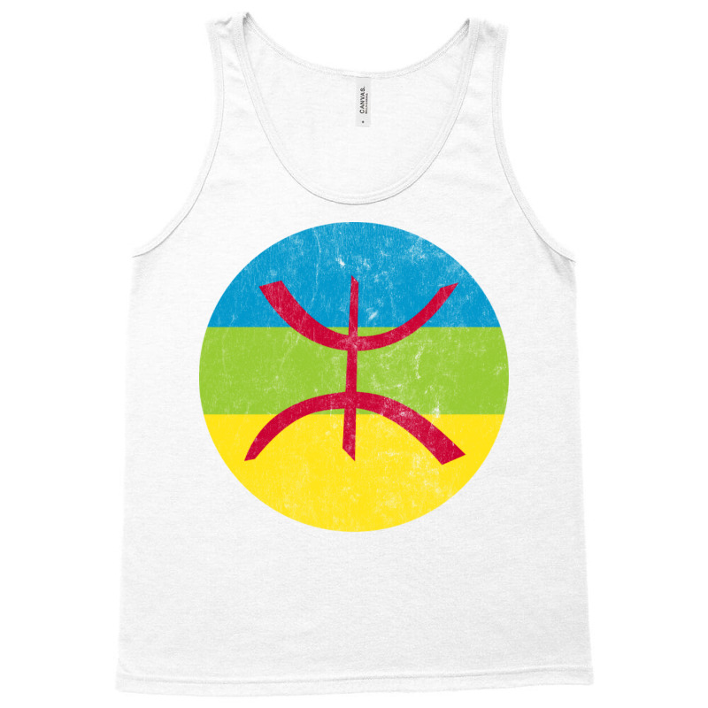 Berber  Imazighen Faded Style Flag Design Tank Top | Artistshot