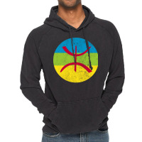 Berber  Imazighen Faded Style Flag Design Vintage Hoodie | Artistshot