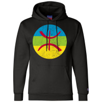 Berber  Imazighen Faded Style Flag Design Champion Hoodie | Artistshot