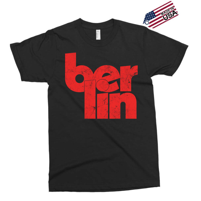 Berlin  Retro Typography Design Exclusive T-shirt | Artistshot