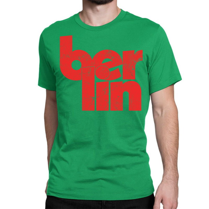 Berlin  Retro Typography Design Classic T-shirt | Artistshot