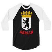 Berlin, Germany   Vintage Style Design 3/4 Sleeve Shirt | Artistshot