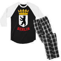 Berlin, Germany   Vintage Style Design Men's 3/4 Sleeve Pajama Set | Artistshot