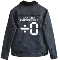 Divide By Zero To Impossible Unisex Sherpa-lined Denim Jacket | Artistshot