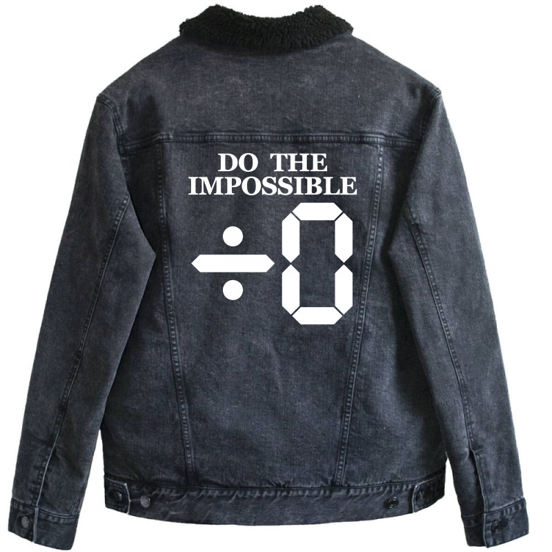 Divide By Zero To Impossible Unisex Sherpa-lined Denim Jacket | Artistshot