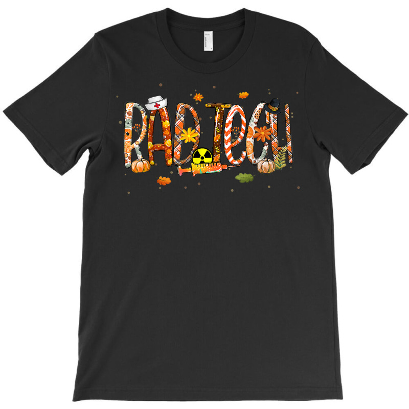 Rad Tech Leopard Plaid Pilgrim Hat Fall Thanksgivi T-shirt | Artistshot