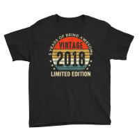 5 Year Old Gifts Vintage 2018 Limited Edition 5th Youth Tee | Artistshot