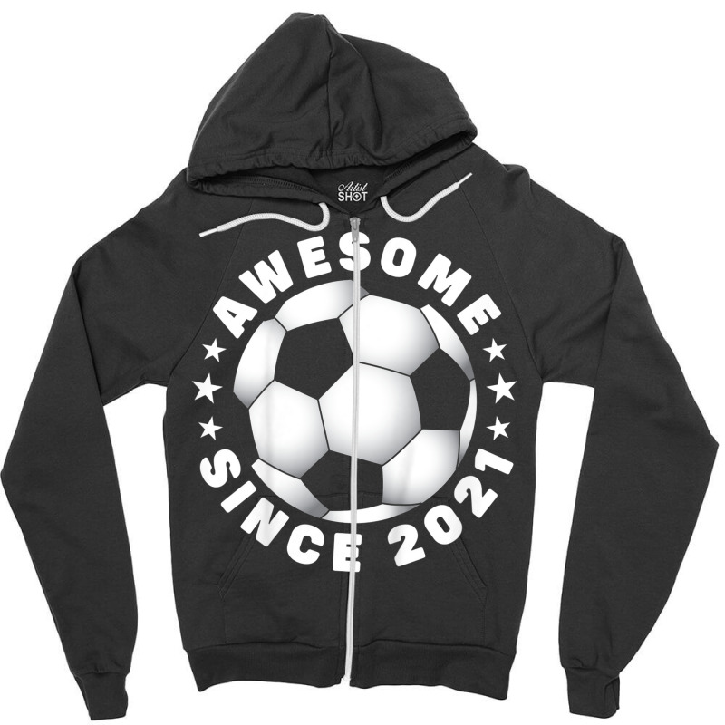 Kids 1st Birthday Awesome Since 2021 1 Years Old S Zipper Hoodie | Artistshot