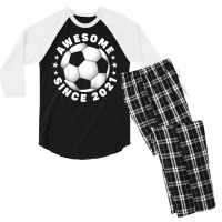 Kids 1st Birthday Awesome Since 2021 1 Years Old S Men's 3/4 Sleeve Pajama Set | Artistshot