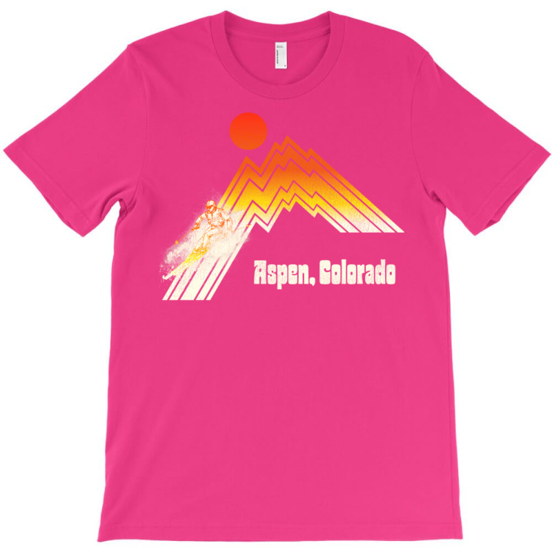 Aspen Colorado 70s80s Retro Souvenir Style Skiing T-Shirt by zaheretippanp | Artistshot