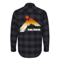 Aspen Colorado 70s80s Retro Souvenir Style Skiing Flannel Shirt | Artistshot