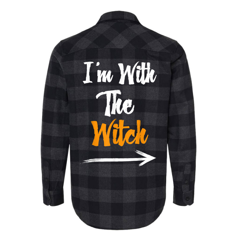 Funny Halloween For Men I'm With The Witch Funny H Flannel Shirt | Artistshot