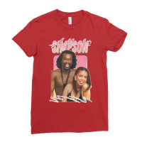 Ashford & Simpson  80s Retro Soul Fan Design Ladies Fitted T-shirt | Artistshot