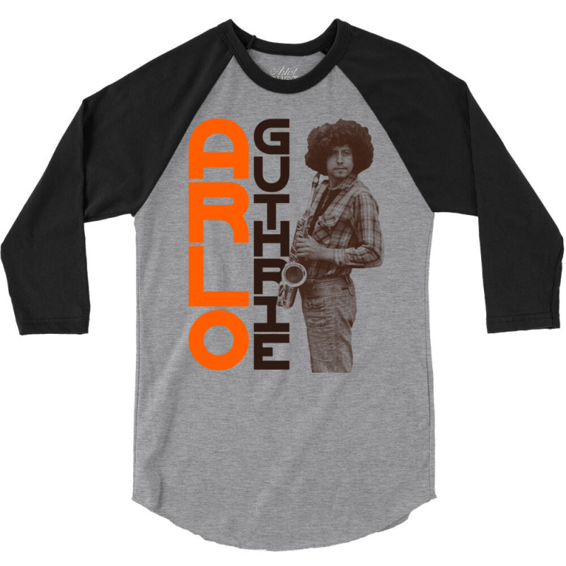 Arlo Guthrie On The Sax 3/4 Sleeve Shirt | Artistshot