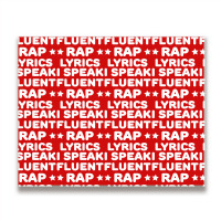 I Speak Fluent Rap Lyrics Metal Print Horizontal | Artistshot