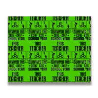 This Teacher Survived The 2016 2017 School Yea Metal Print Horizontal | Artistshot