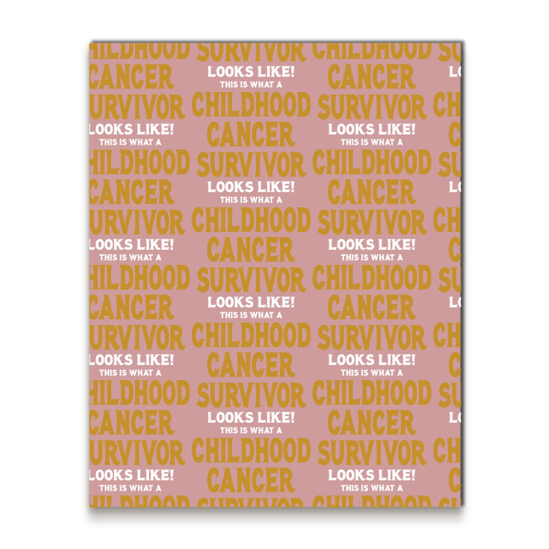 Never Underestimate The Strength Of A Childhood Cancer Warrior Metal Print Vertical | Artistshot