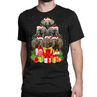 Elephant Christmas Tree Merry Xmas Elephant Classic T-shirt | Artistshot