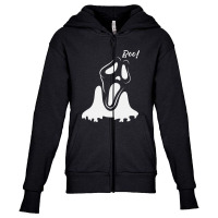 Boo Youth Zipper Hoodie | Artistshot