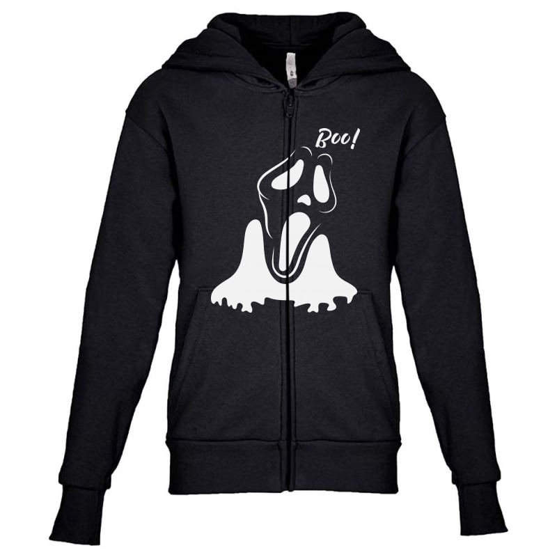 Boo Youth Zipper Hoodie by Charisma | Artistshot