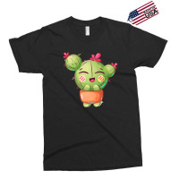 Sunset Smile Of Funny Cactus Flowerpot Exclusive T-shirt | Artistshot