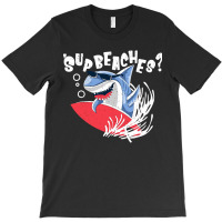 Sup Beaches Funny Shark Summer Beach T-shirt | Artistshot