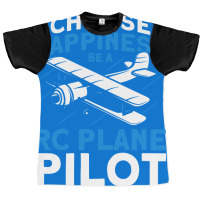 Choose Happiness Be A Rc Plane Pilot Model Airplan Graphic T-shirt | Artistshot