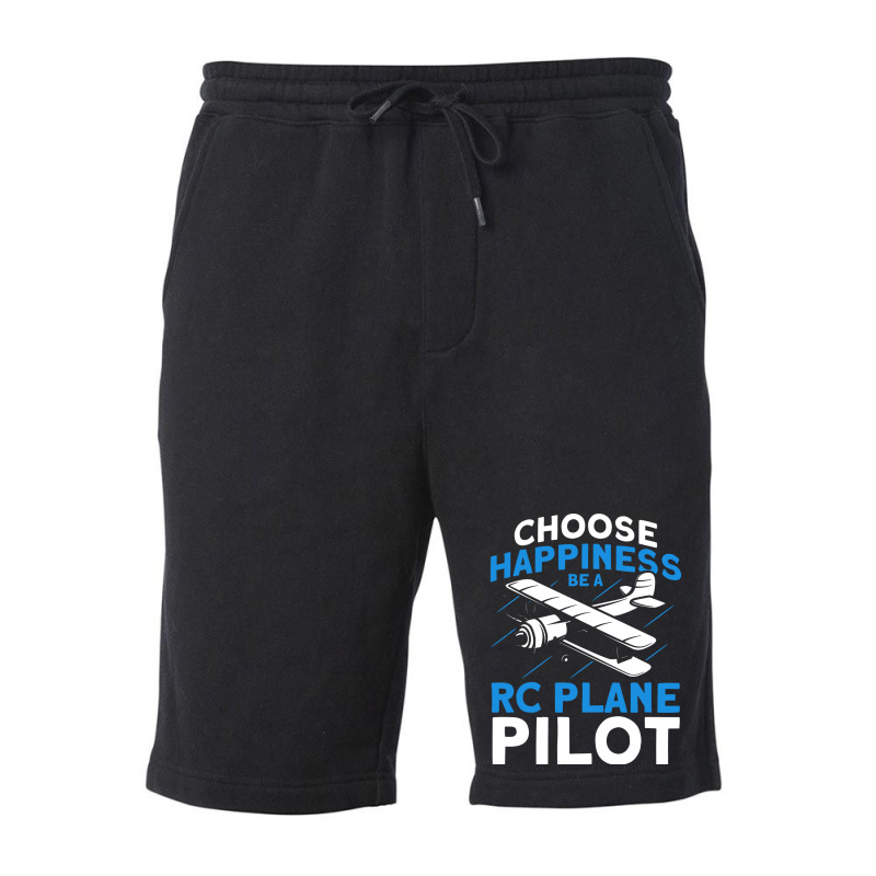 Choose Happiness Be A Rc Plane Pilot Model Airplan Fleece Short | Artistshot