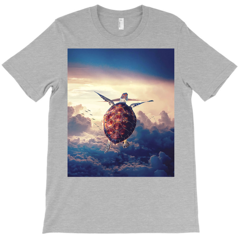 Cute Flying Turtle Humor T-shirt | Artistshot